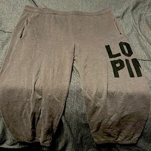 Small VS Pink capri sweats